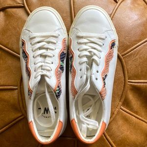 MADEWELL Side-walk low-top snake embossed: wave edition